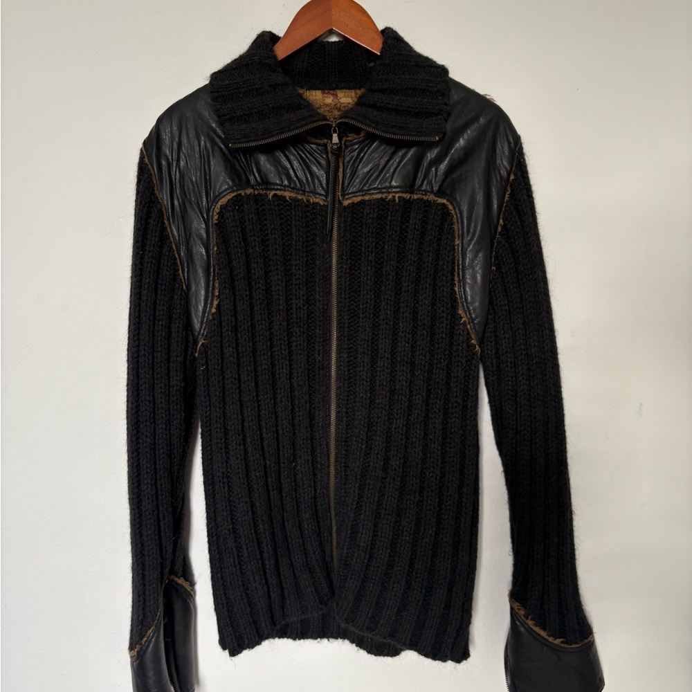 Zara Gray and Brown Textured Jacket